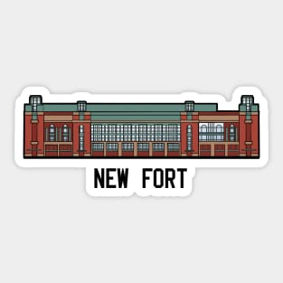 New Fort (Light) Sticker